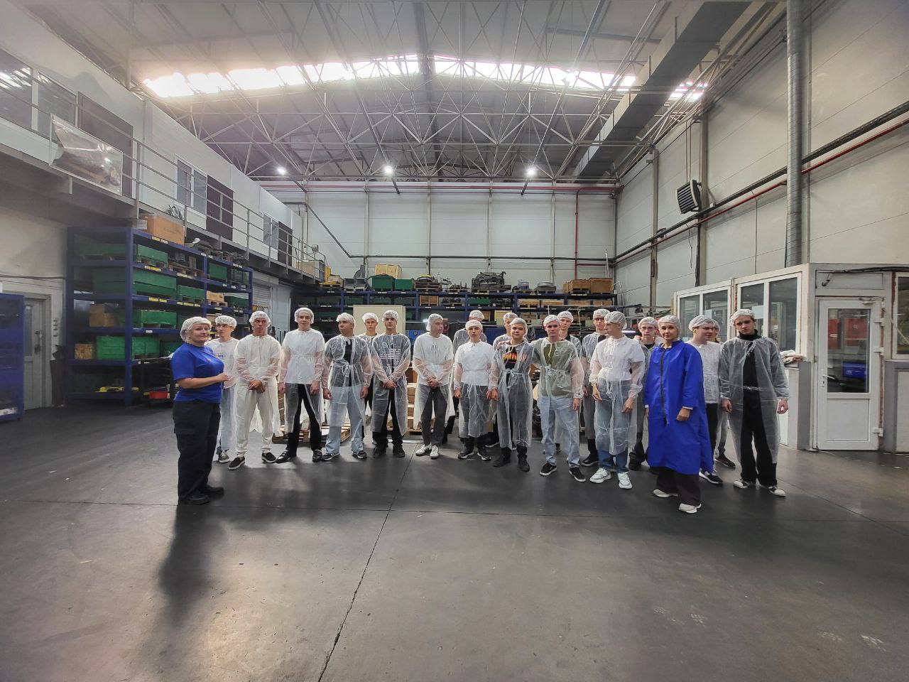 Профессиональные пробы на предприятии в рамках Единого дня открытых дверей ФП "Профессионалитет"